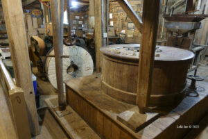 Wommack Mill buhrstone and equipment