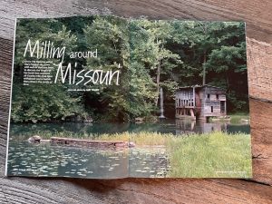 Show Me Missouri double spread page layout Falling Spring