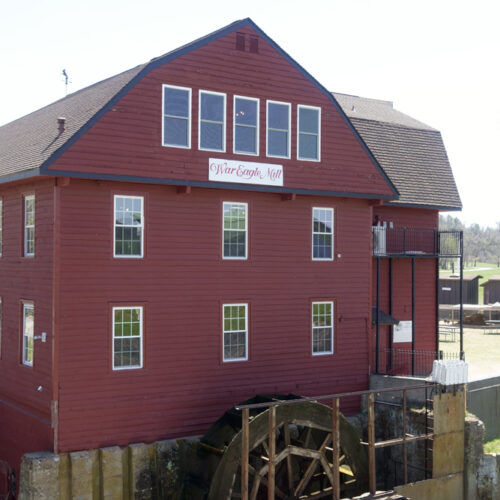 War Eagle Mill from the bridge