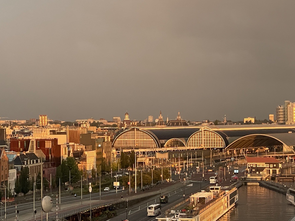 Amsterdam city view