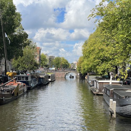Houseboats in Amsterdam