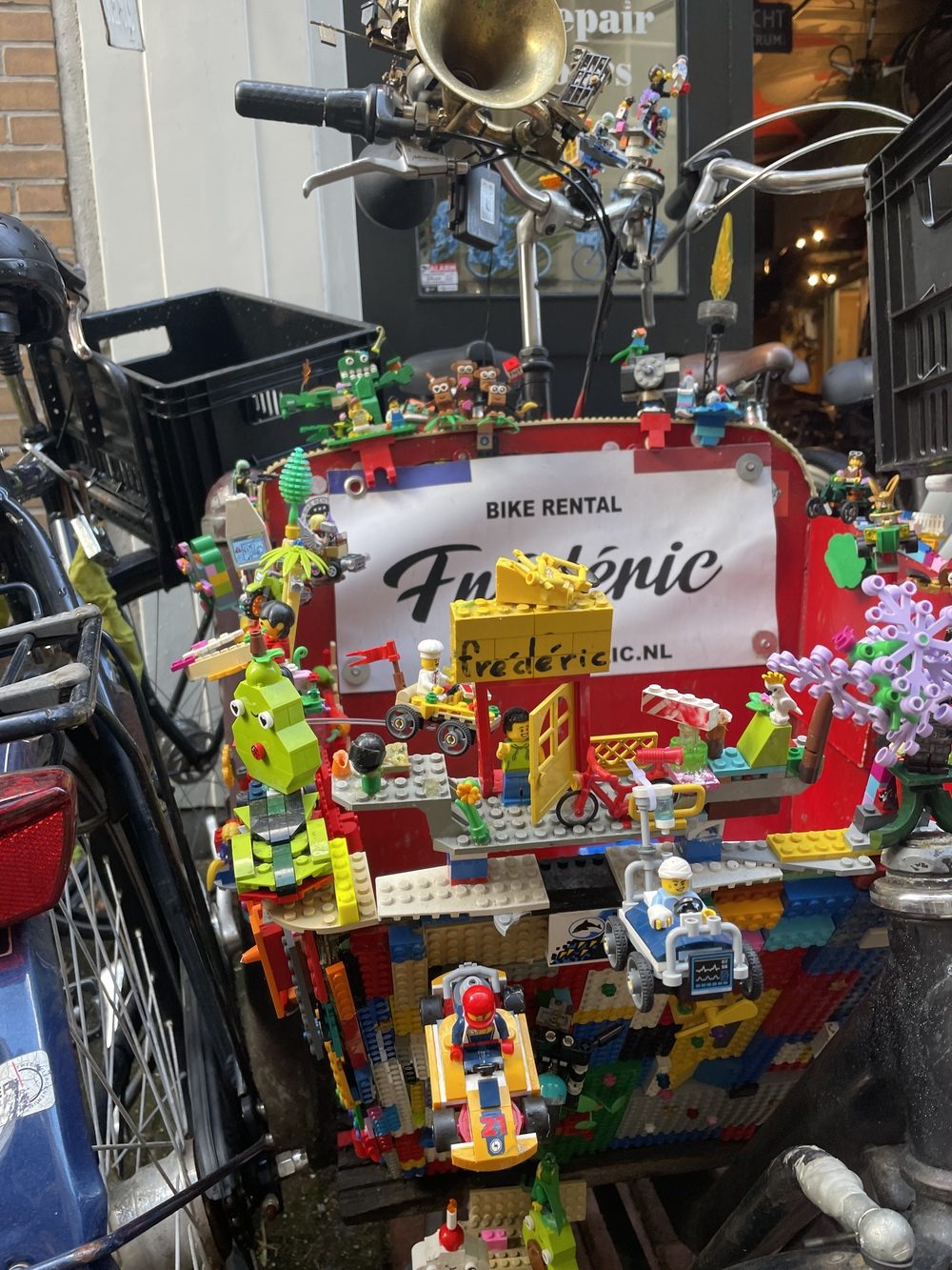 lego bike in Amsterdam