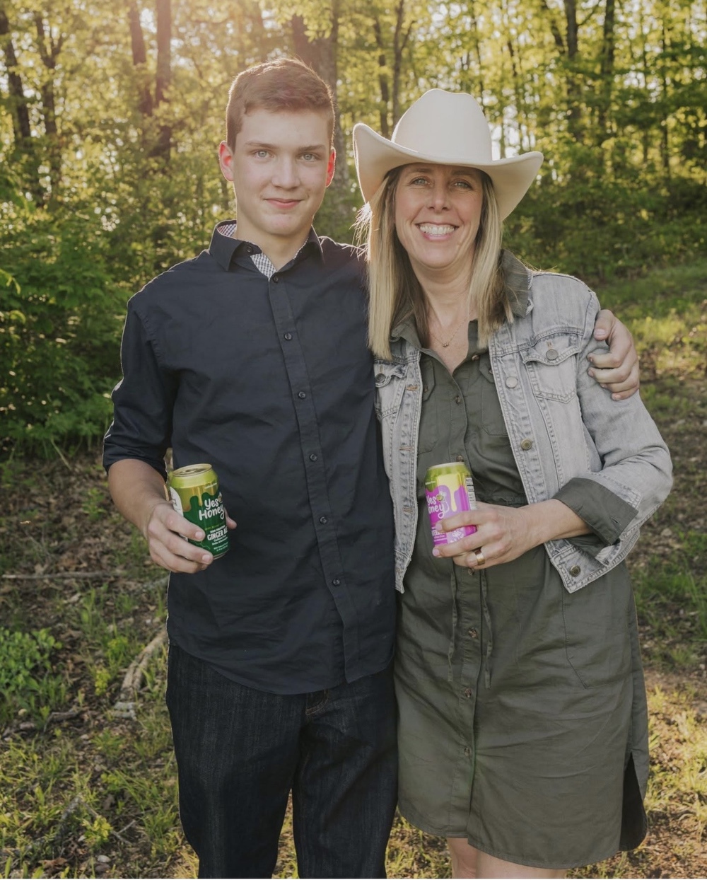 Heather Mincer and her son