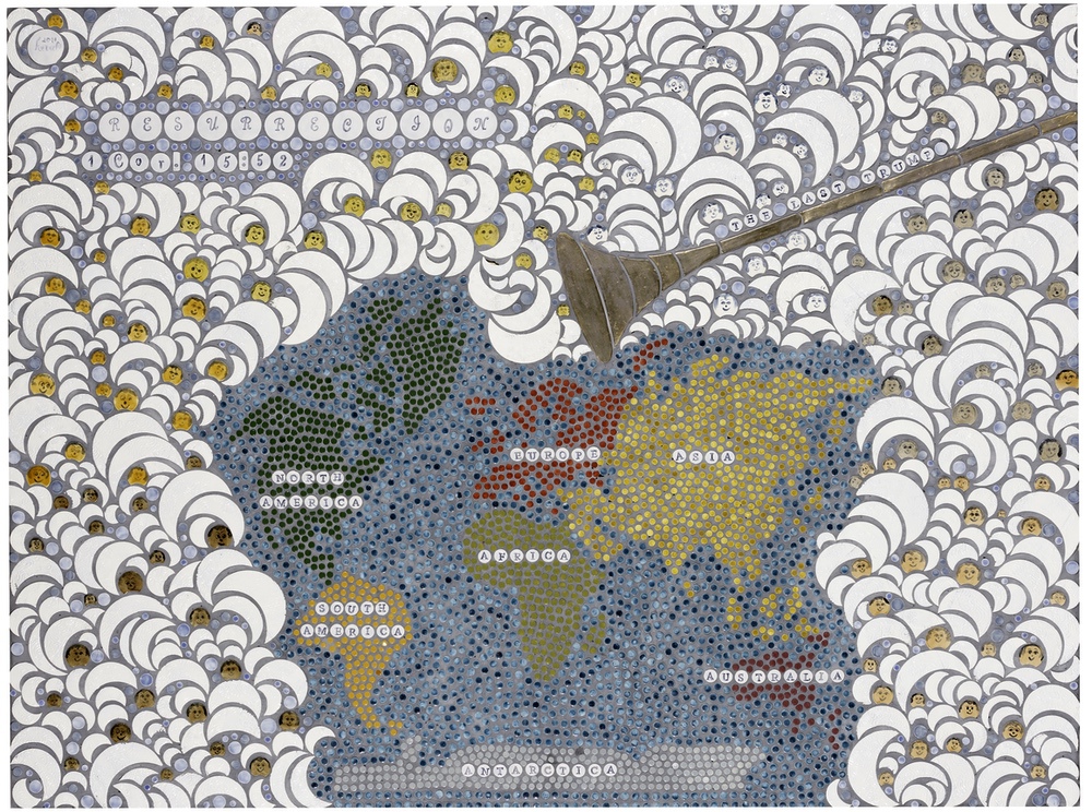 End of Time Resurrection mosaic art Herrell Mark Farbin photo