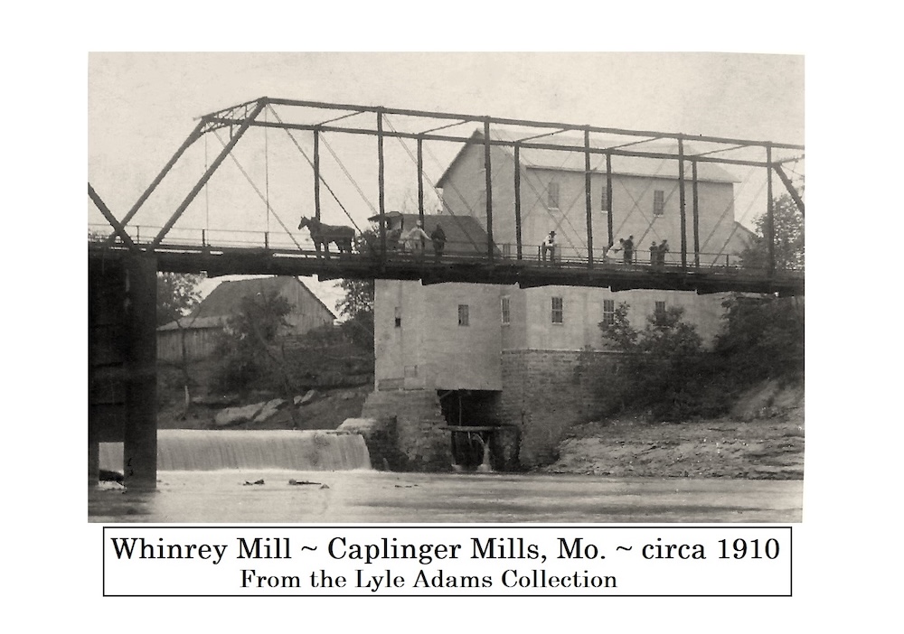 Caplinger Mills Bridge historical photo