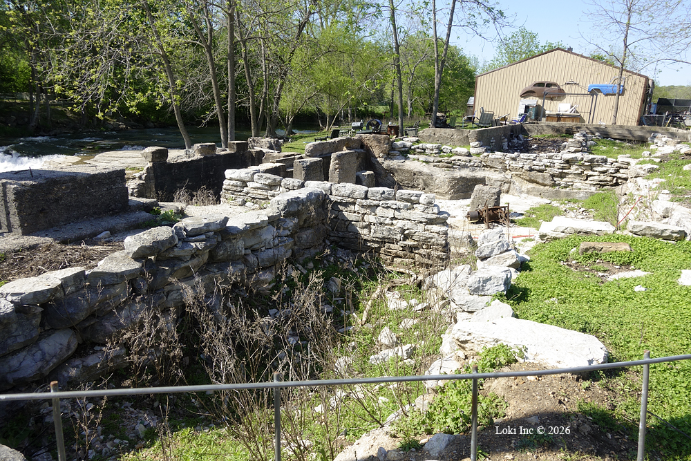 Hurley Mill stone walls