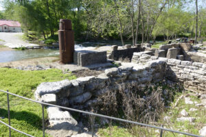 Hurley Mill tank and walls