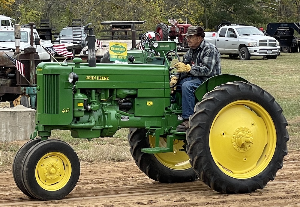 Vintage John Deere tractor